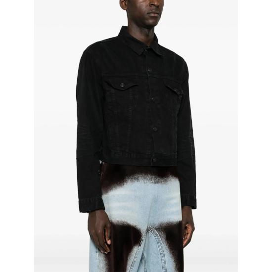 24FW 발렌시아가 데님 자켓 790869 TQW54 1071 BLACK - BALENCIAGA