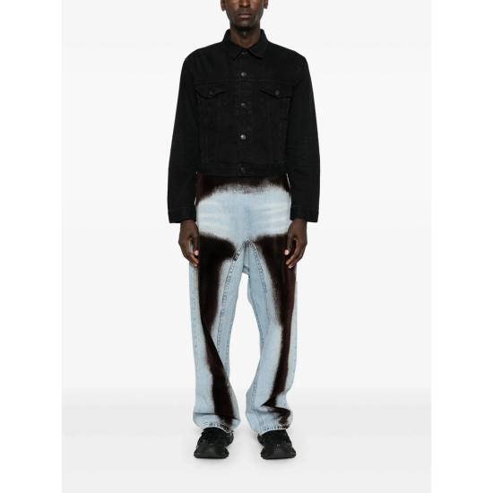24FW 발렌시아가 데님 자켓 790869 TQW54 1071 BLACK - BALENCIAGA