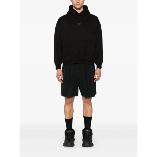  발렌시아가 미디엄 핏 후드 티셔츠 767877 TQVS9 2020 BLACK - BALENCIAGA