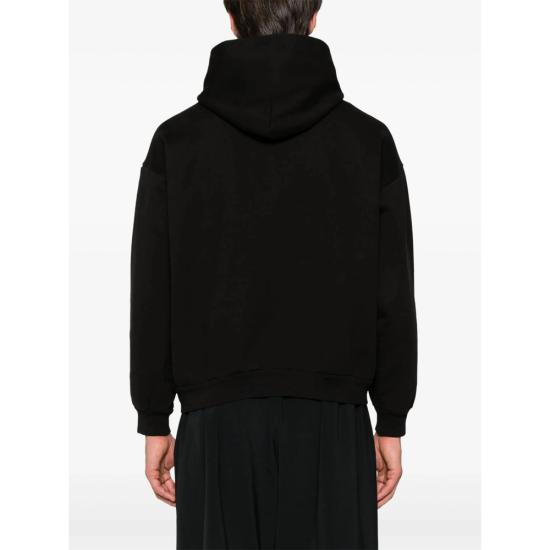  발렌시아가 미디엄 핏 후드 티셔츠 767877 TQVS9 2020 BLACK - BALENCIAGA