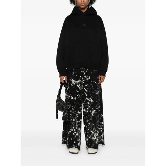  발렌시아가 미디엄 핏 후드 티셔츠 767877 TQVS9 2020 BLACK - BALENCIAGA