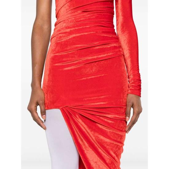 24FW 발렌시아가 롱 원피스 794443 TKQ22 6400 RED - BALENCIAGA