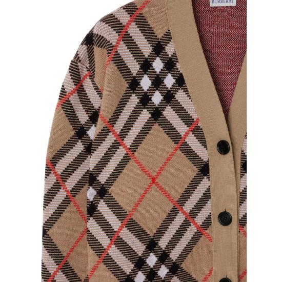 25SS 버버리 가디건 8093491 ES24 WW SM B9368 BROWN - BURBERRY