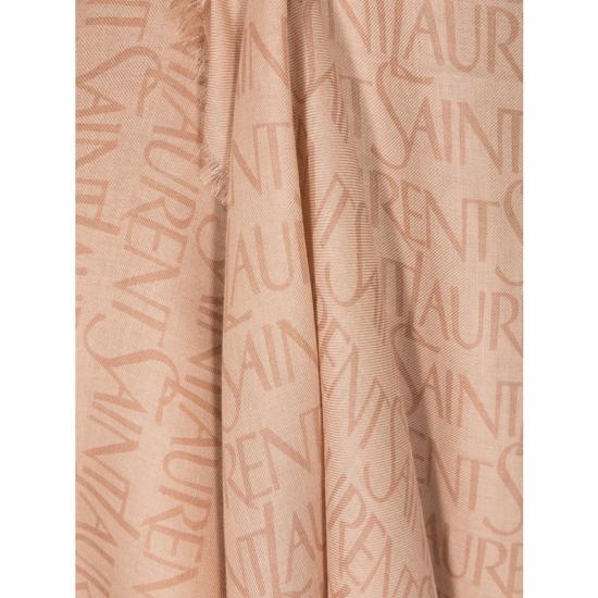 25SS 생로랑 머플러/스카프 747680 3Y668 9765 BROWN - SAINT LAURENT