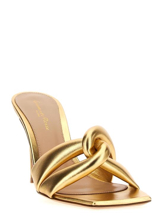 25SS 지안비토로시 뮬/슬리퍼 G1001285RICNPSMEKO Gold - GIANVITO ROSSI