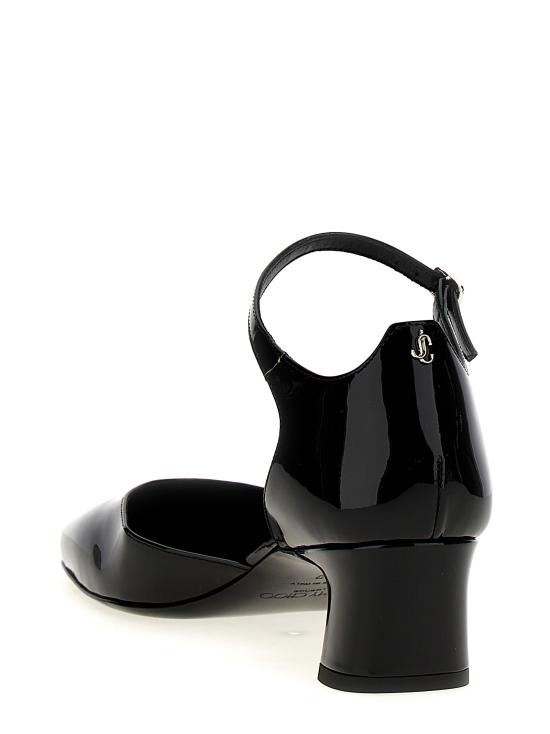 25SS 지미추 힐/펌프스 PIXIEBH45PZBBLACKCRYSTAL Black - JIMMY CHOO