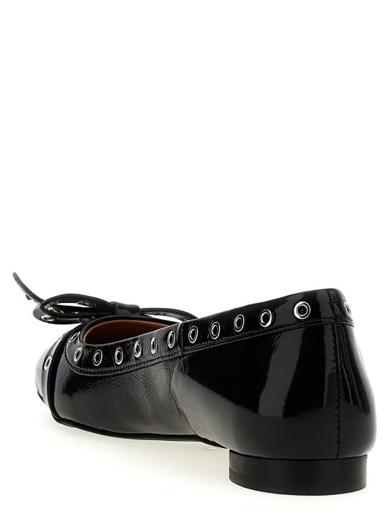 25SS 가니 플랫 슈즈 S2755099 Black - GANNI