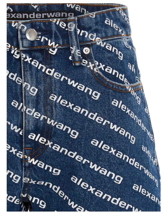 25FW 데님 X 알렉산더 왕 숏팬츠 4DC1214897460 Blue - DENIM X ALEXANDER WANG
