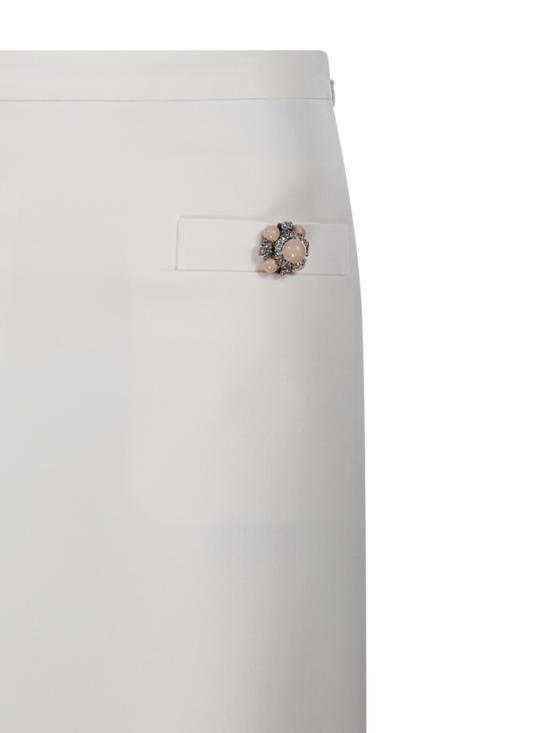 25SS 발렌티노 가라바니 숏 스커트 6B3RACH71CF A03 AVORIO - VALENTINO GARAVANI