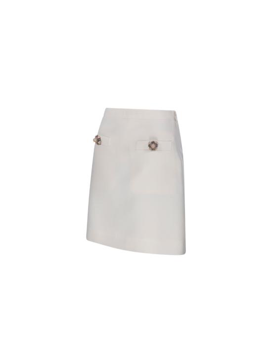 25SS 발렌티노 가라바니 숏 스커트 6B3RACH71CF A03 AVORIO - VALENTINO GARAVANI