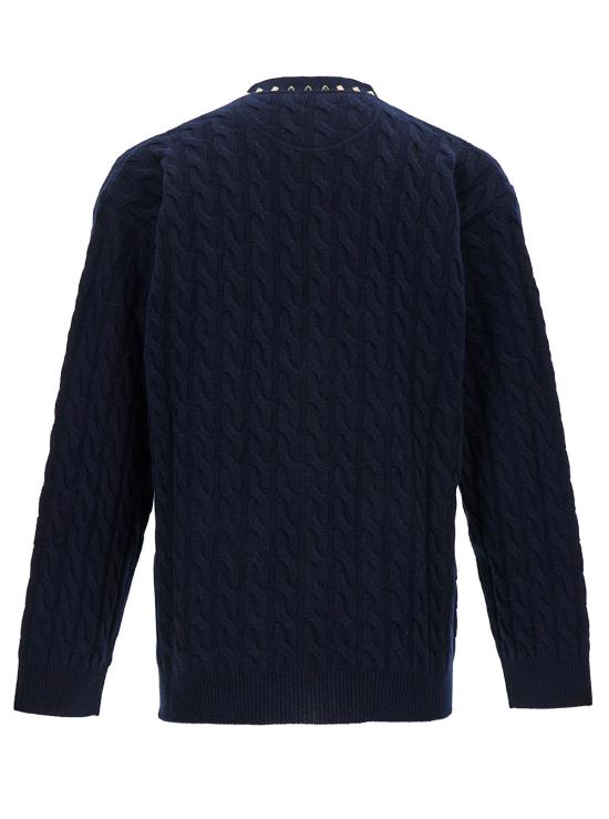  발렌티노 가라바니 가디건 3V3KA02Y9GV598 Blu - VALENTINO GARAVANI