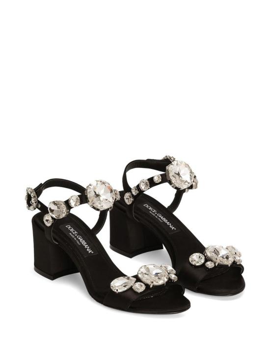  돌체앤가바나 샌들 CR1801 A9T43 8S488 NERO CRYSTAL Black - DOLCE & GABBANA