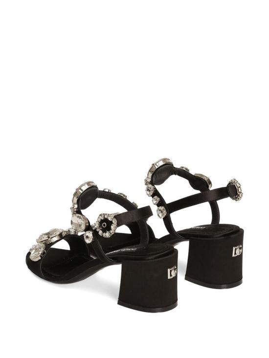  돌체앤가바나 샌들 CR1801 A9T43 8S488 NERO CRYSTAL Black - DOLCE & GABBANA