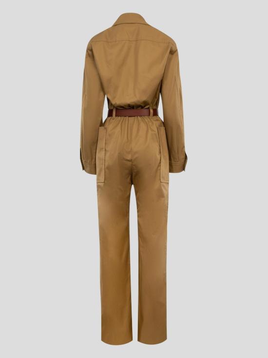 24FW 생로랑 점프수트 785813 Y9I222085 Brown - SAINT LAURENT