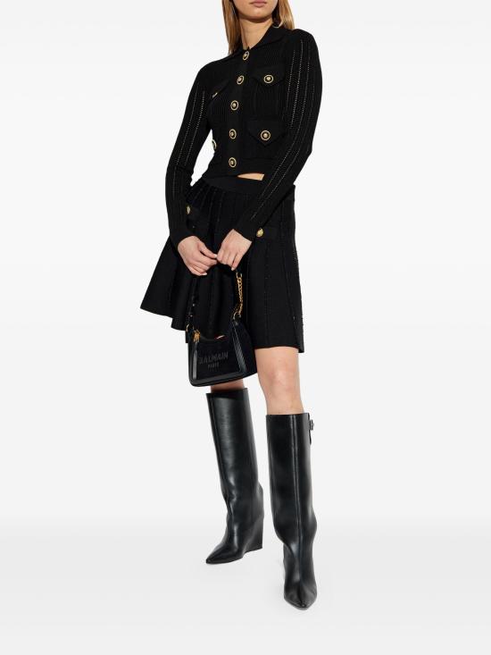 25SS 발망 스웨터 EF1KL150KI10 0PA Black - BALMAIN