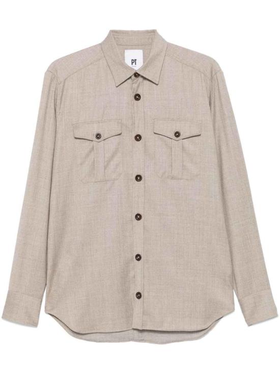  피티토리노 긴팔 셔츠 TL6SSY070RTYFN120060 Nude Neutrals - PT TORINO