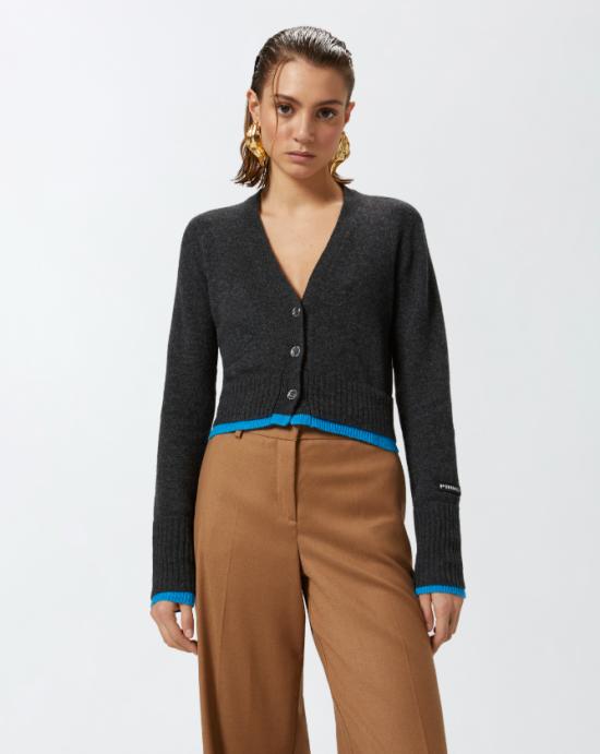  핑코 스웨터 104469A277 IE0 Grigio turchese - PINKO