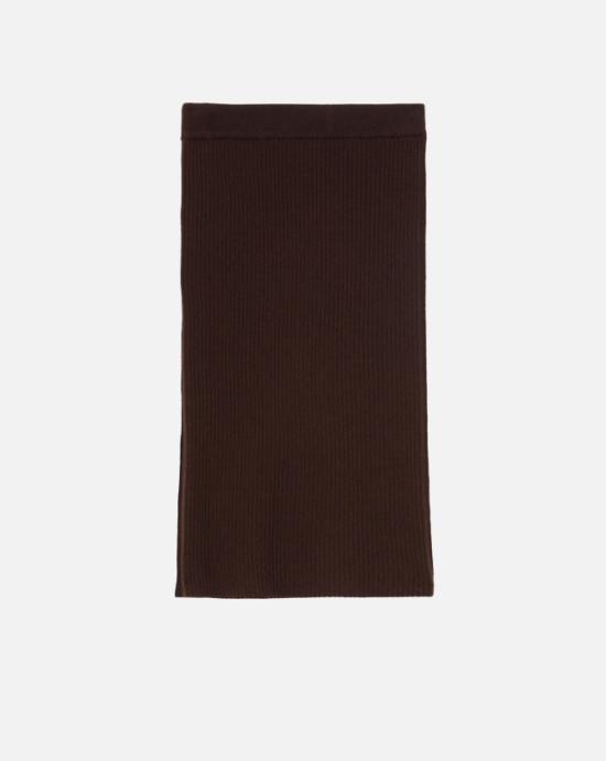  핑코 미디 스커트 104021A15S M28 Dark Brown - PINKO