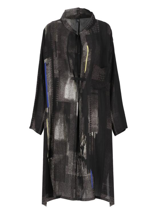 25SS 와이즈 요지 야마모토 트렌치 코트 YTD12224 Grey