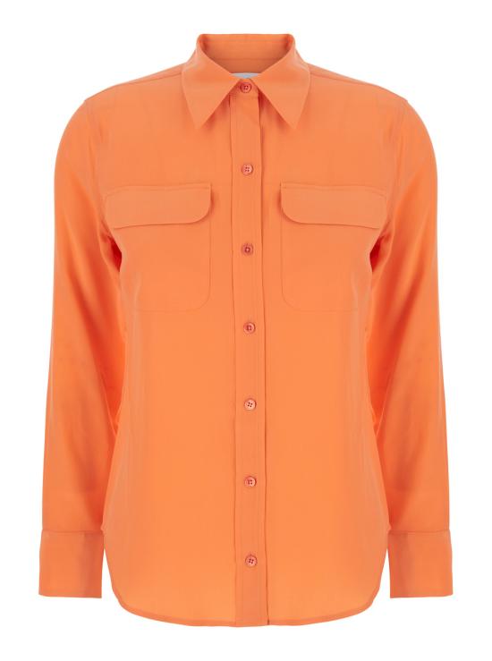 25SS 이큅먼트 블라우스 Q23E231FLAMINGO