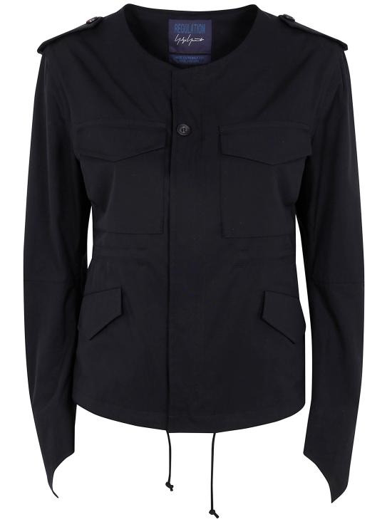 25SS 요지 야마모토 수트 자켓 FT J82 001 2 BLACK