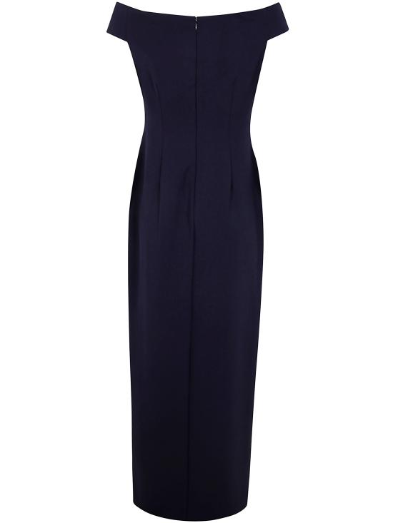 25SS 랄프 로렌 미디 원피스 253936388 003 LIGHTHOUSE NAVY - RALPH LAUREN