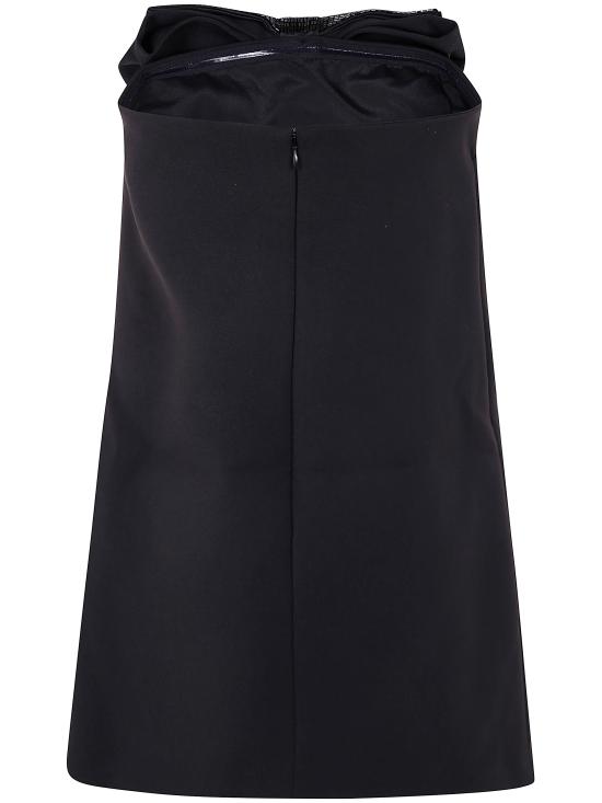 25SS 셀프 포트레이트 숏 원피스 RS25 121S B BLACK - SELF PORTRAIT