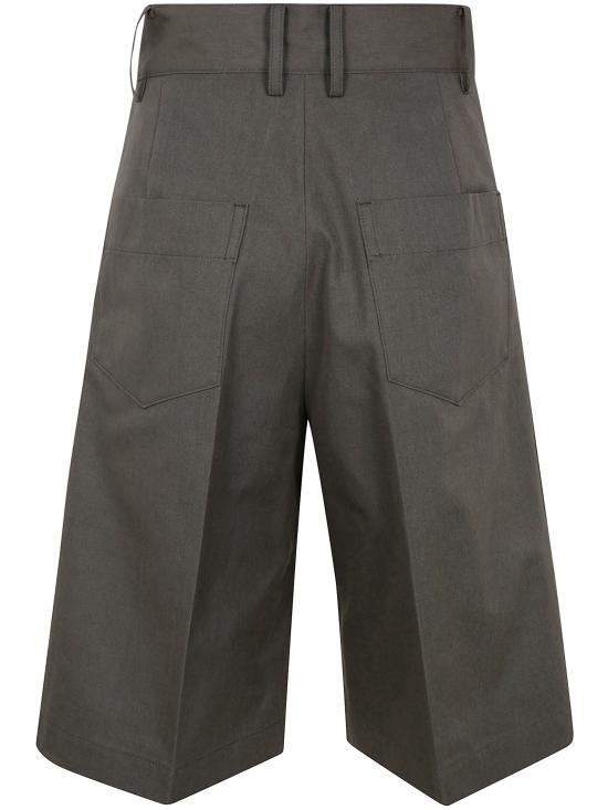 25SS 요지 야마모토 숏팬츠 FT P50 004 2 KHAKI - YOHJI YAMAMOTO