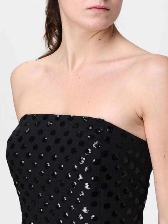 24FW 마이클 코어스 숏 원피스 MF482JY3GZ 001 Black - MICHAEL KORS