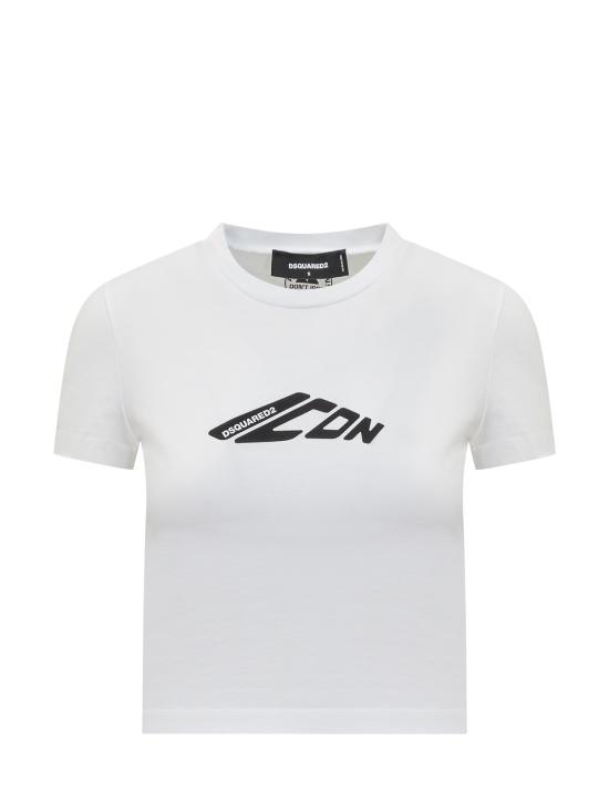 25SS 디스퀘어드2 반팔 티셔츠 S80GC0080D20033 100 WHITE