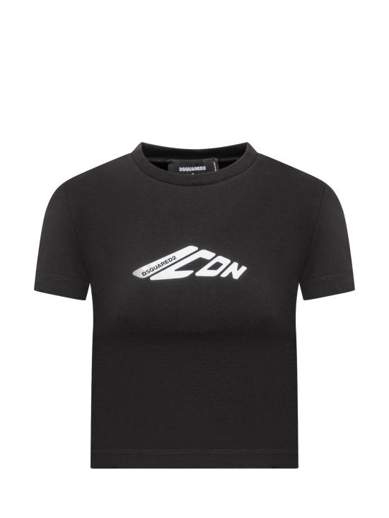 25SS 디스퀘어드2 반팔 티셔츠 S80GC0080D20033 900 BLACK