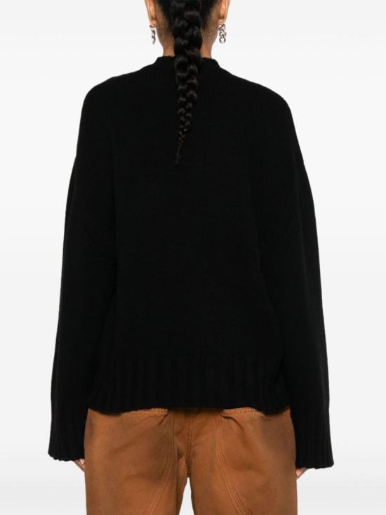 24FW 디 아티코 스웨터 248WCK107KW046100 BLACK - THE ATTICO