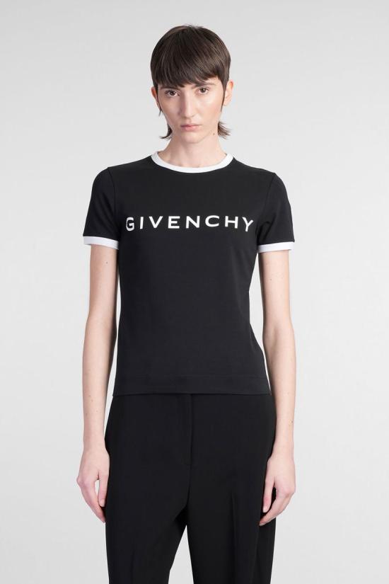 25SS 지방시 반팔 티셔츠 406444 BW70BF3YAC Black