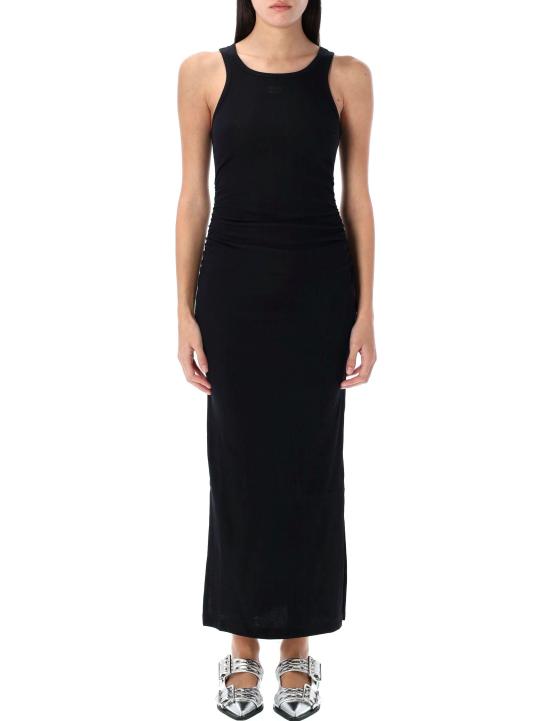 25SS 가니 롱 원피스 T39353675 099 BLACK