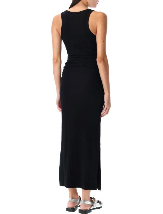 25SS 가니 롱 원피스 T39353675 099 BLACK - GANNI