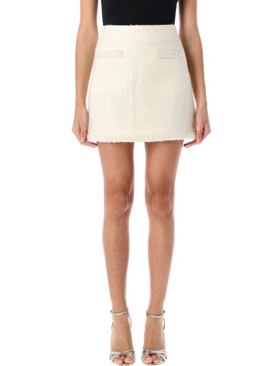 25SS 셀프 포트레이트 숏 스커트 RS25164SKC CREAM