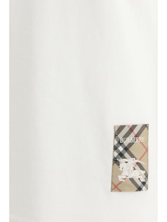 26SS 버버리 반팔 티셔츠 8102254 B7078 WHITE - BURBERRY