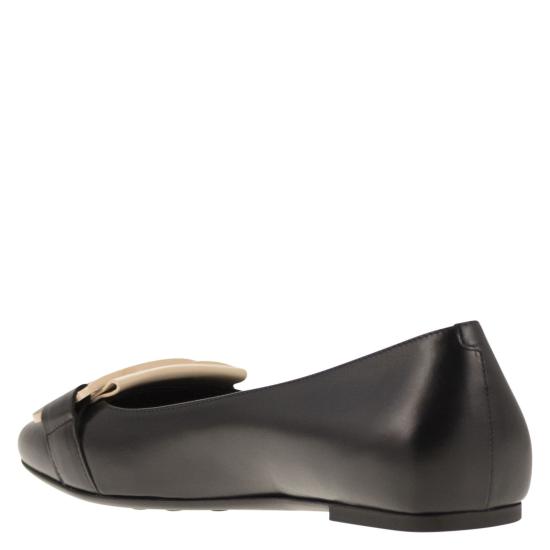 24FW 토즈 플랫 슈즈 XXW23L0IN20BSS BLACK - TODS