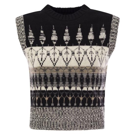 24FW 바니제 베스트 V32550 BLACK BUTTER