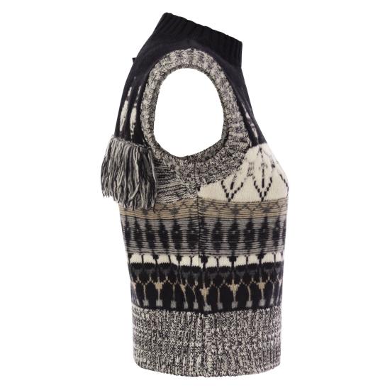 24FW 바니제 베스트 V32550 BLACK BUTTER - VANISÉ