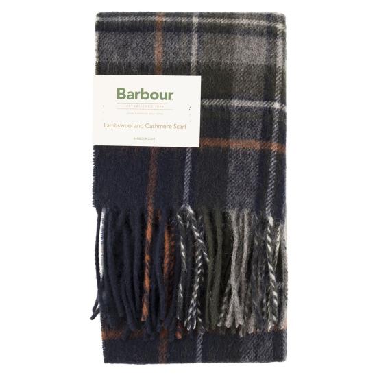 26SS 바버 뉴 체크 타탄 스카프 USC0137 BLUE GREY - BARBOUR