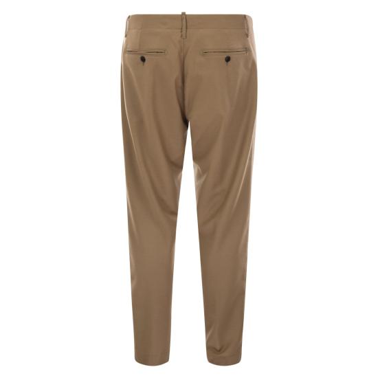  돈답 스트레이트 팬츠 UP630WS0105UXXX CAMEL - DONDUP