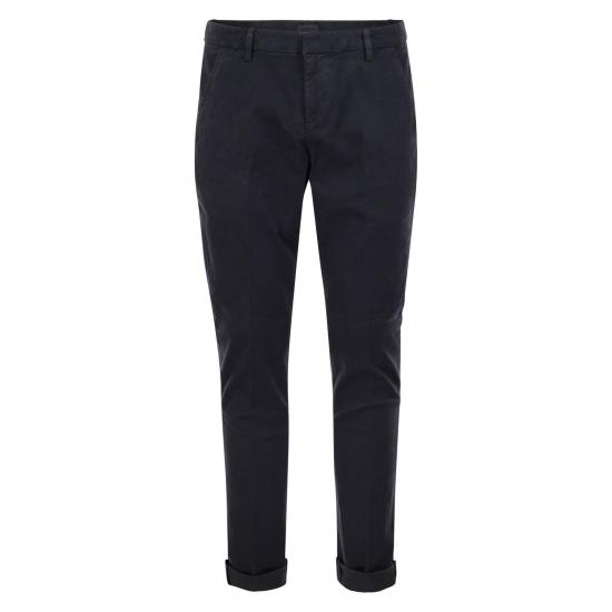  돈답 스트레이트 팬츠 UP235GSE043UPTD BLACK