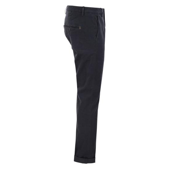  돈답 스트레이트 팬츠 UP235GSE043UPTD BLACK - DONDUP