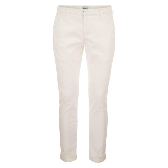  돈답 스트레이트 팬츠 UP235GSE043UPTD WHITE