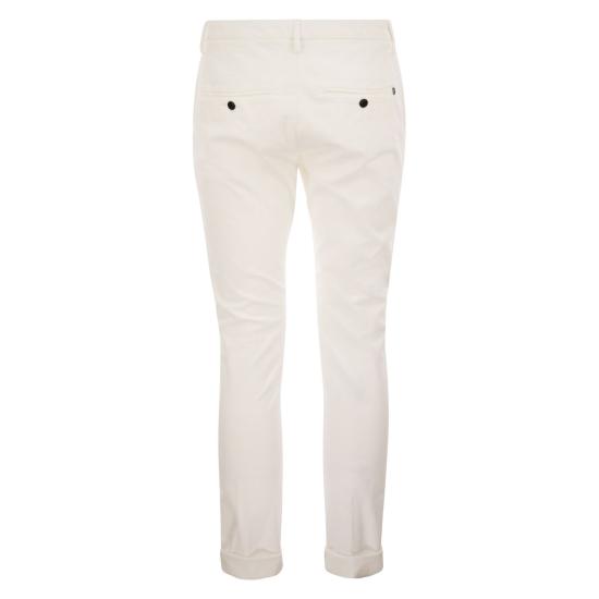  돈답 스트레이트 팬츠 UP235GSE043UPTD WHITE - DONDUP