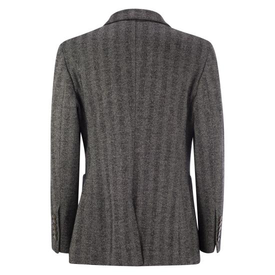  사울리나 수트 자켓 SA8118 GREY - SAULINA