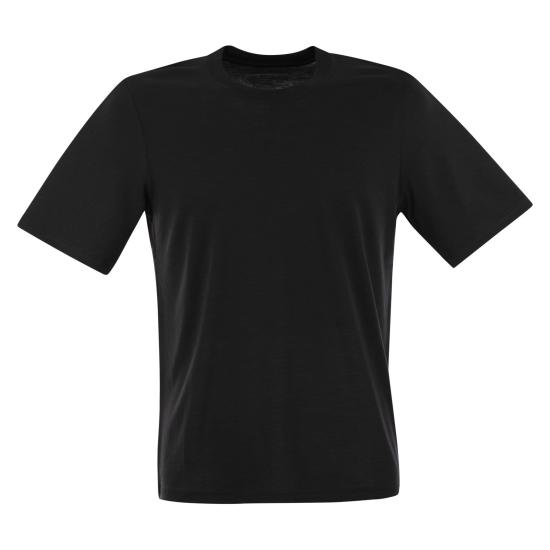  마제스틱필라쳐 반팔 티셔츠 S24M296 HTS216 BLACK