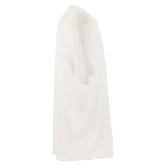  마제스틱필라쳐 반팔 티셔츠 S24M296 HTS216 WHITE - MAJESTIC FILATURES