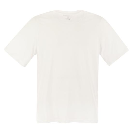 마제스틱필라쳐 반팔 티셔츠 S24M296 HTS216 WHITE